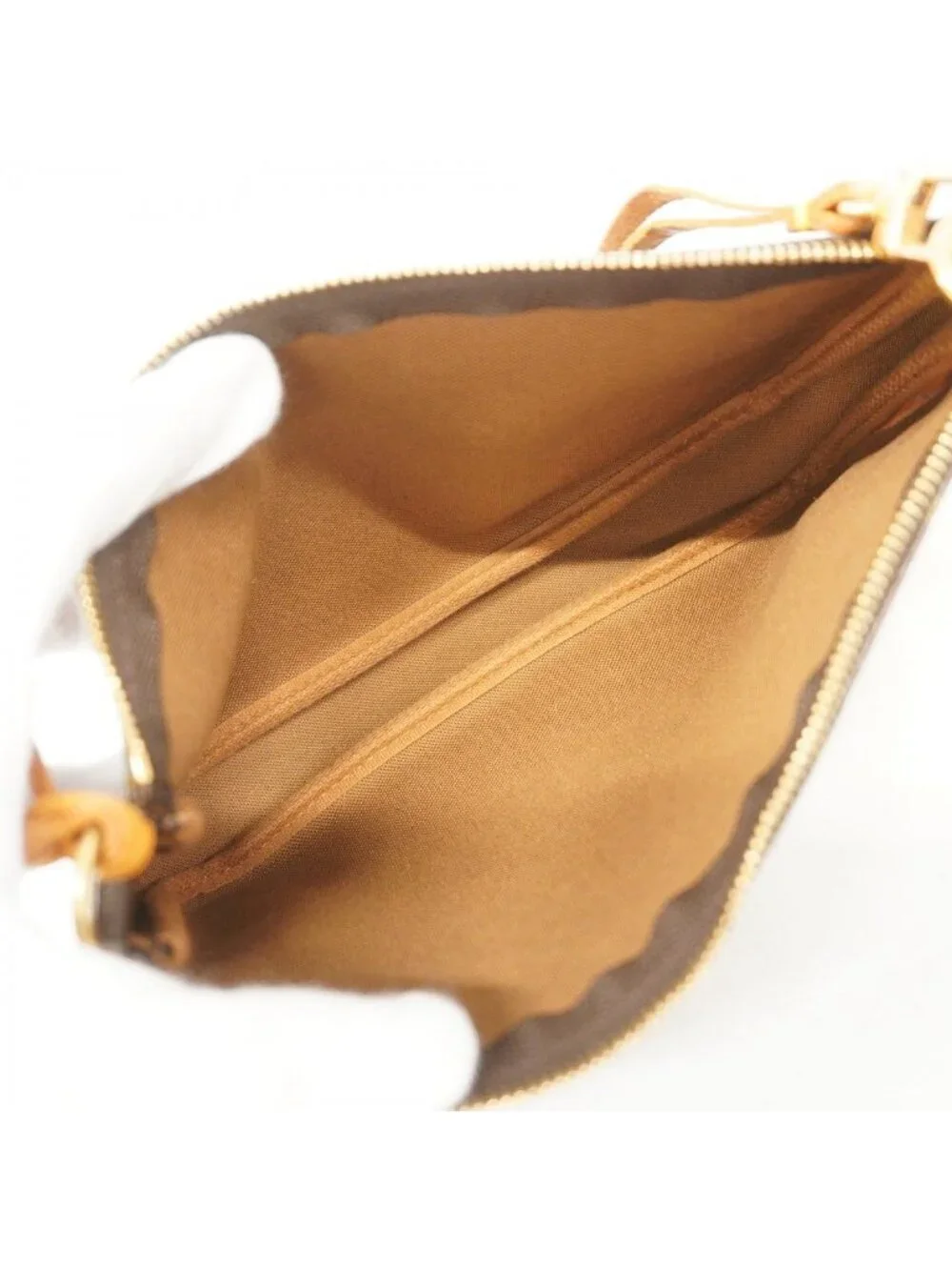 Louis Vuitton Pouch Monogram Pochette Soir Brown